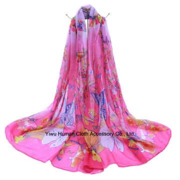 Fashion Pretty Butterfly Scarf et Infinity Loop